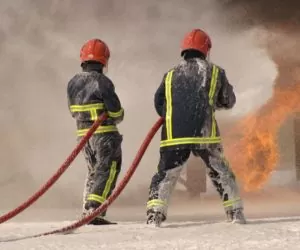 Pożar fermy drobiu w&nbsp;Lisowicach koło Prochowic