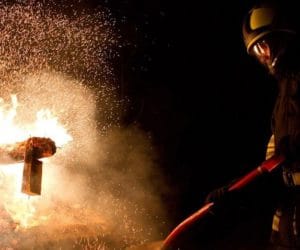 Pożar w&nbsp;Płazie: zginął mężczyzna