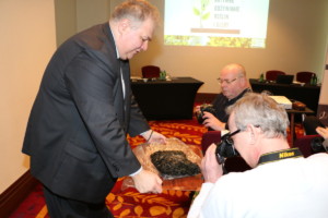 Maciej Sroczyński prezentuje algi