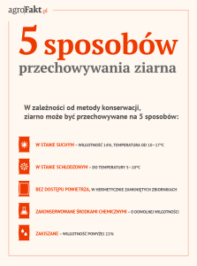 5 sposobów przechowywania ziarna