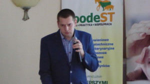 Mgr inż.Piotr Nowak z Uniwersytetu Przyrodniczego w Poznaniu