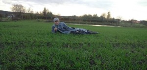 Nie da sie ukryć entuzjazmu wykształconego świeżo upieczonego młodego rolnika(fot. Patryk Wysopal)