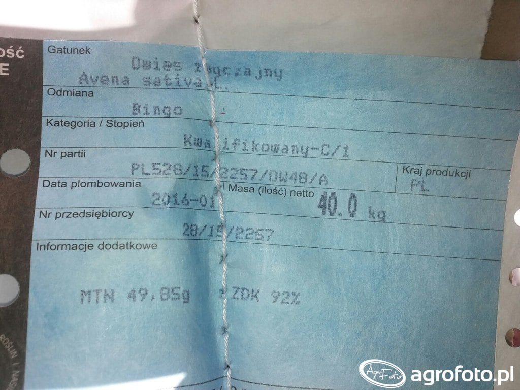 Etykieta materiału siewnego – cenna lektura przed zakupem i siewem