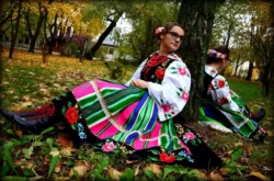 łowickie stroje ludowe