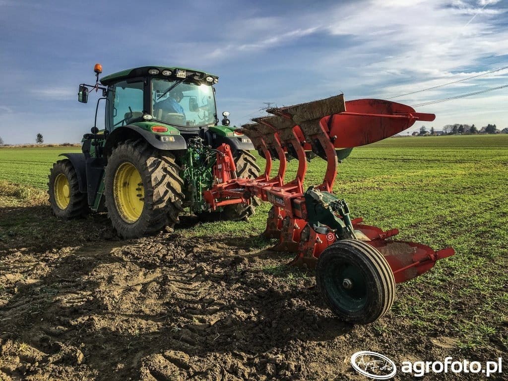 Orka zimowa pług vogel&noot john deere