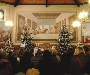Pasterka w kościele
