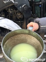 zamarznięte zimowe paliwo