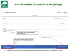 Wysłanie e-wniosku ARiMR 
