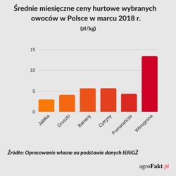 ceny owoców