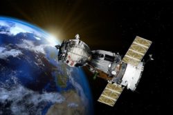 Satelita w kosmosie