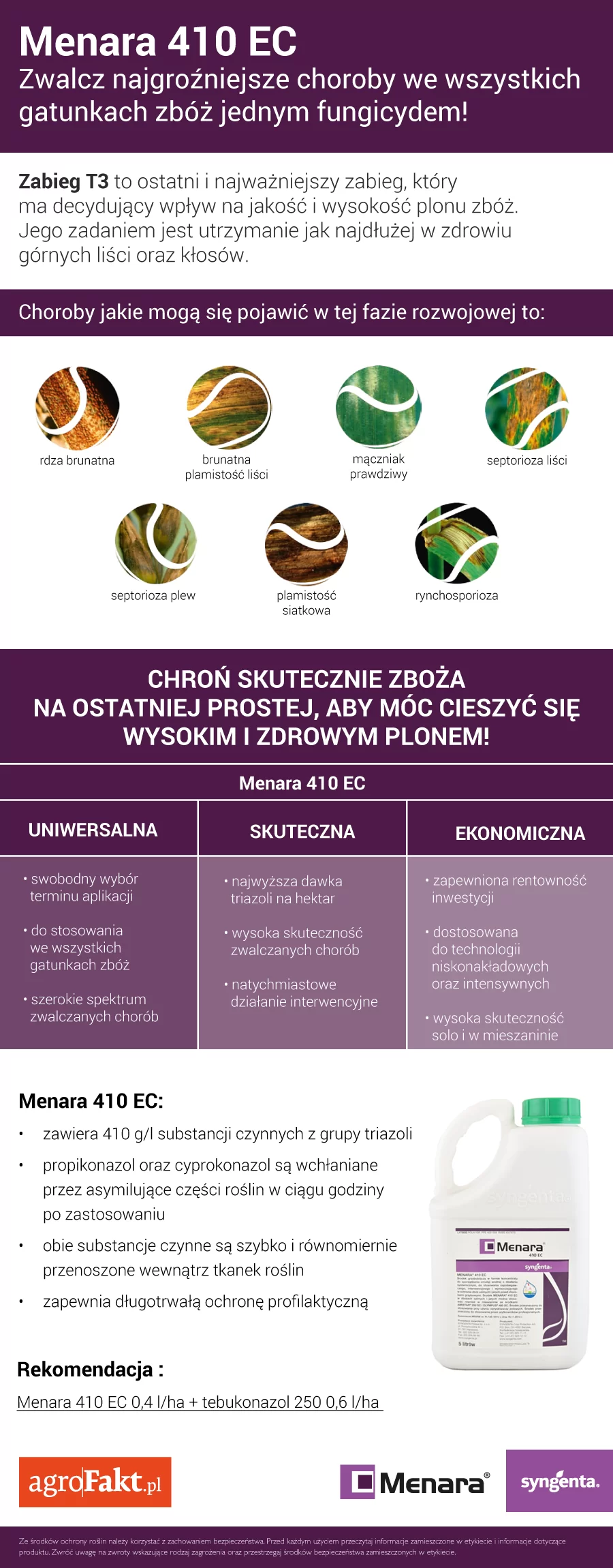 Menara 410 EC - infografika zabieg T3