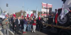 protest rolników w Warszawie