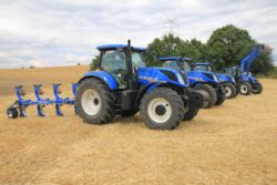 Ciągniki New Holland na pokazach polowych w Lubomii.