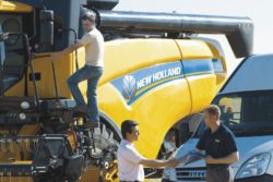 Mobilny serwis New Holland w akcji