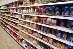 Sklepowe pólki w czasie pandemii