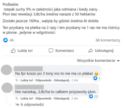 cena za rzepak 2021