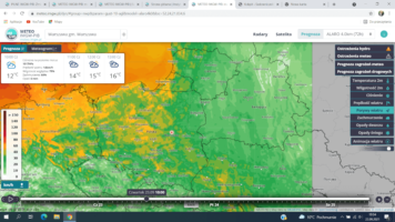 mapa pogody na 23.09.