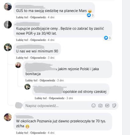 Aktualności rolnicze- Średnie ceny gruntów rolnych 2021