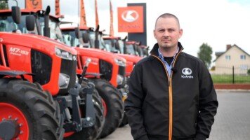 ciągnik Kubota M5091