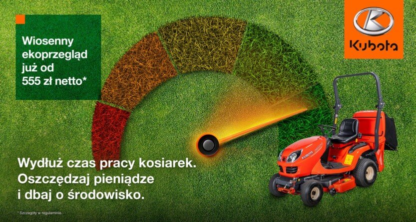 ekoprzegląd kosiarek Kubota