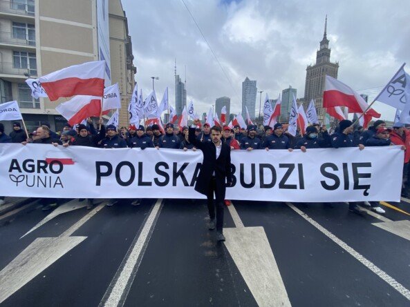 Aktualności rolnicze - Protest rolników 23 lutego
