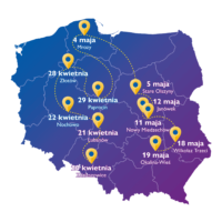 Mospilan Tour - mapa wydarzeń