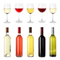 produkcja wina - wino - butelki - kieliszek wina - rodzaje wina