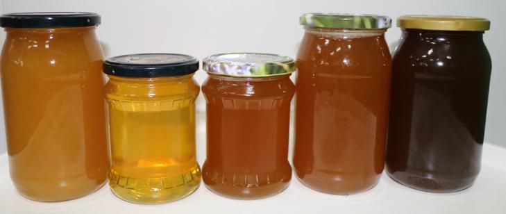 produkty regionalne - miód - słoiki