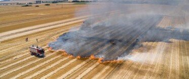 Aktualnosci rolnicze - Pożary w żniwa 2022