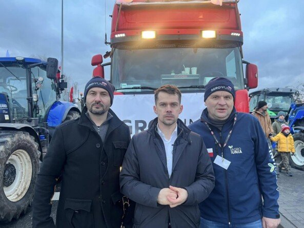 Aktualności rolnicze - Protest rolników w Chełmie