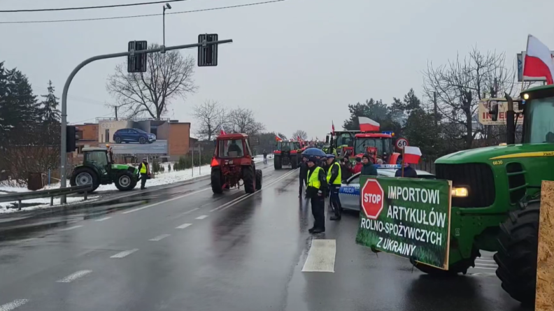 Hasła strajk rolników
