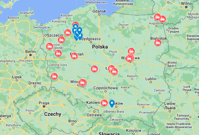 blokada rolnicza-gigantyczna blokada rolnicza 20.03-Cała Polska Stanie
