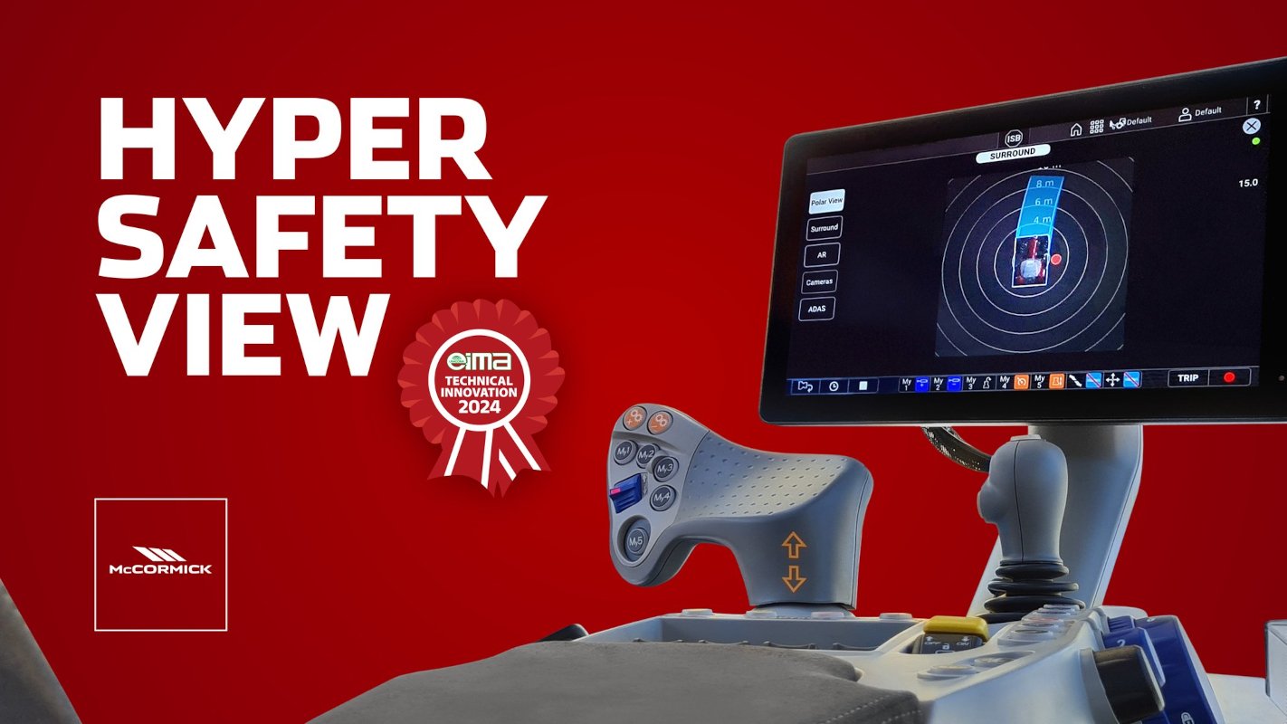 McCormik Hyper Safety View otrzymuję nagrodę na targach EIMA 2024