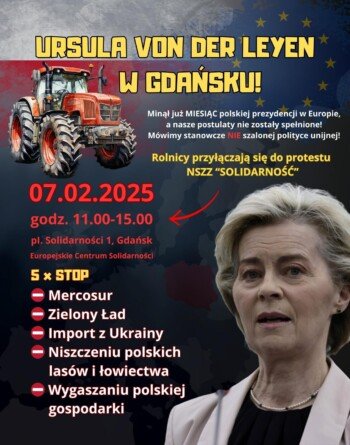 Protest Solidarność i&nbsp;rolników