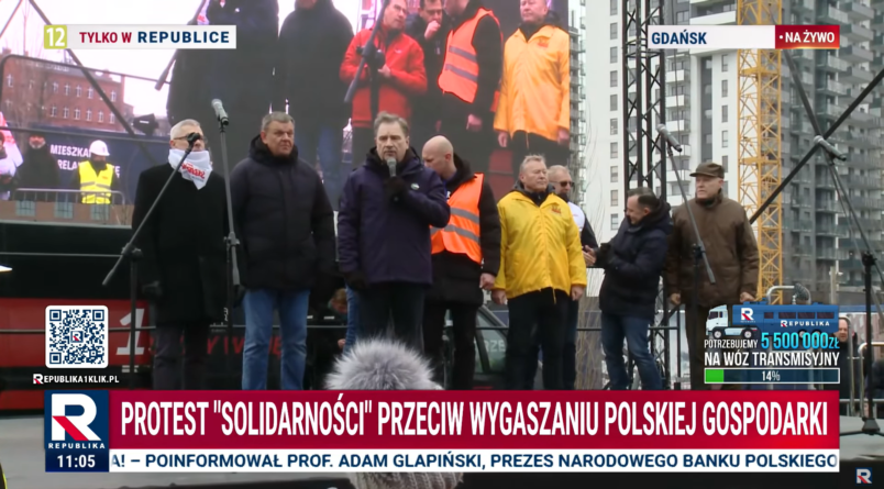protest Solidarność i&nbsp;rolników