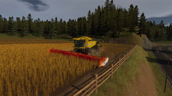 Gra rolnicza na PC z realistycznym odwzorowaniem pracy na polu.