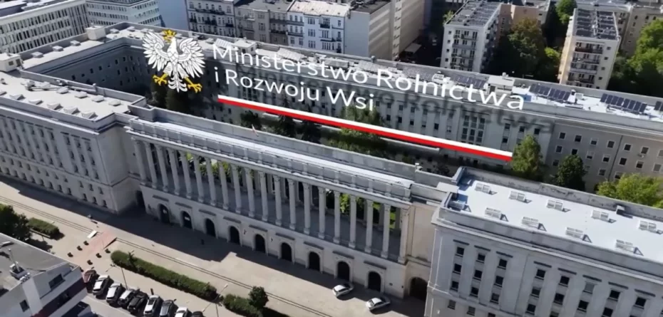 Protest przed ministerstwem rolnictwa