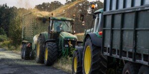 Jazda ciągnikiem z pola po żniwach. Za co rolnik dostanie mandat?