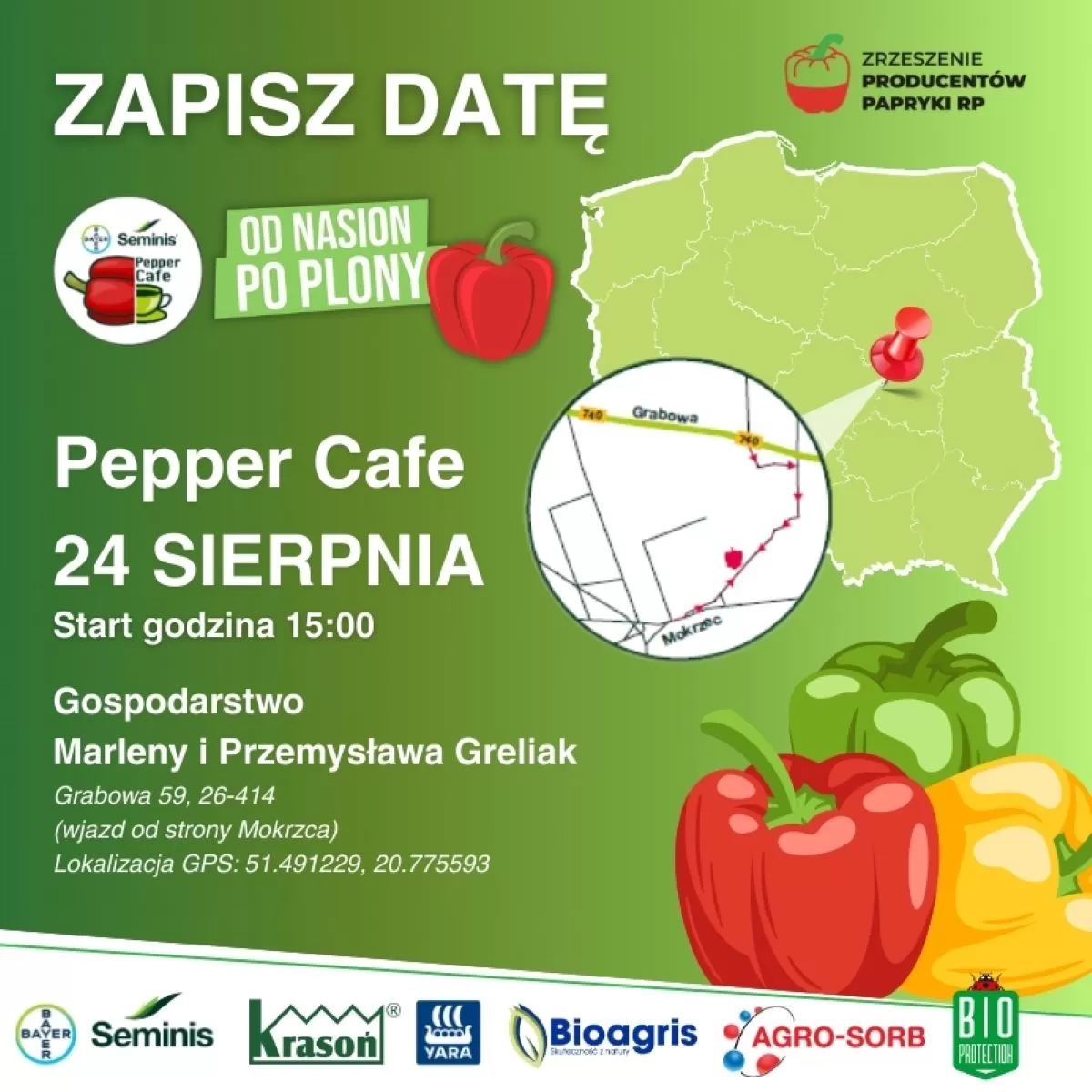 Firma Bayer zaprasza producentów papryki na spotkanie w najbliższą niedzielę, 24 sierpnia 2025 r.
