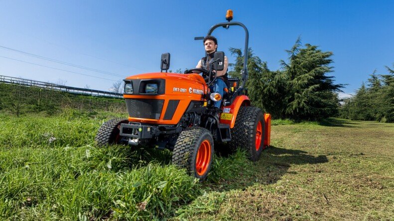 Kubota EK1. Prosty ciągnik do warzyw, sadu i ogrodu.