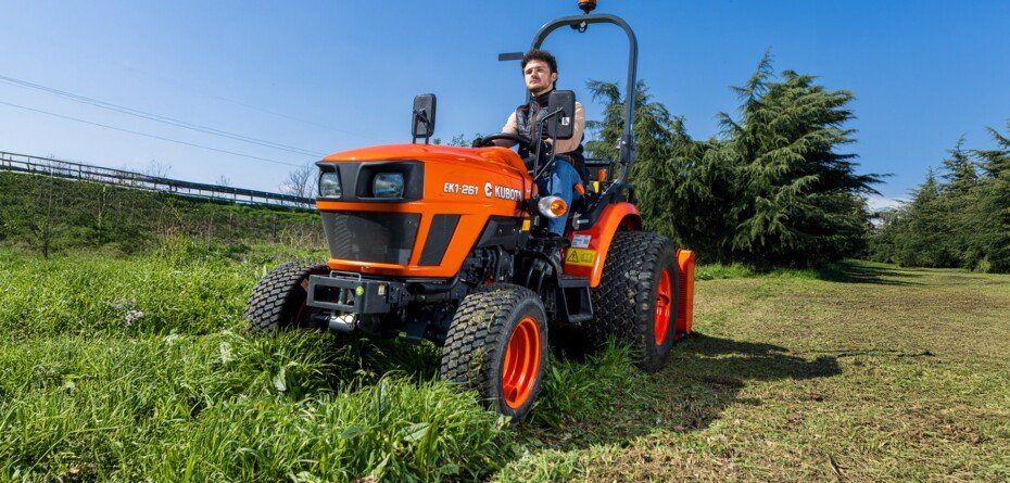 Kubota EK1. Prosty ciągnik do warzyw, sadu i&nbsp;ogrodu