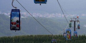 Pierwsza na świecie kolejka linowa dla jabłek już działa!