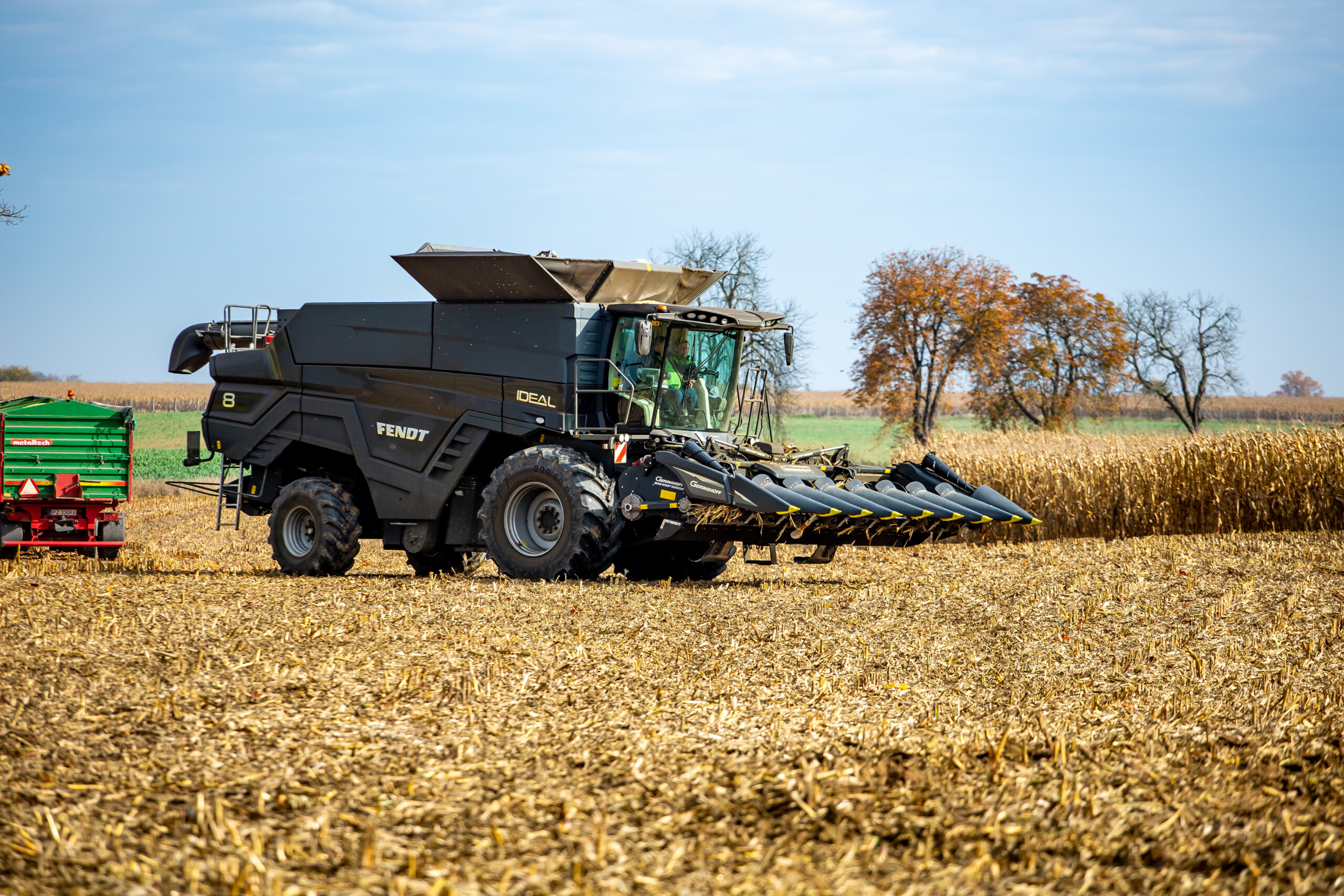 kukurydza na ziarno z Fendt Ideal / 2022