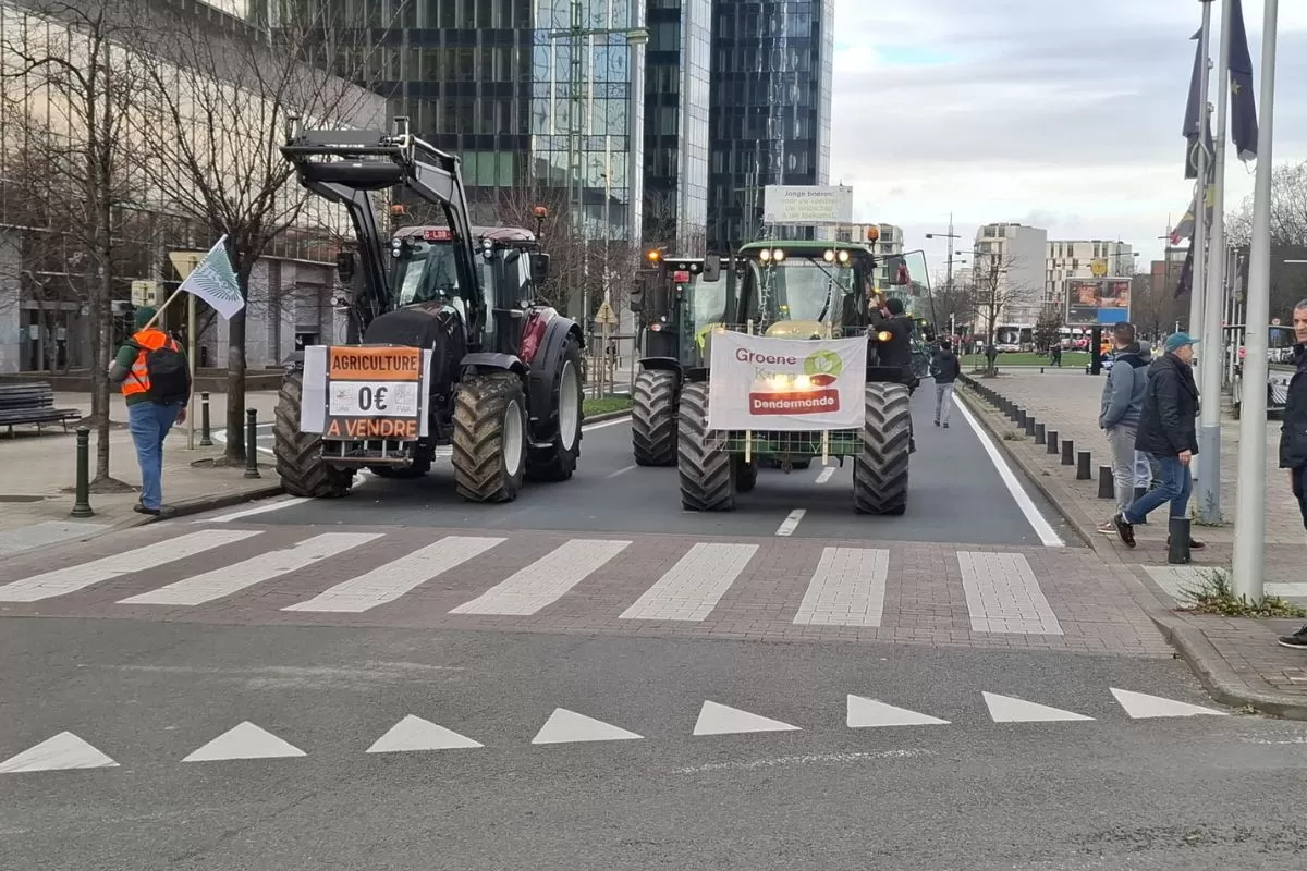 Protest europejskich rolników