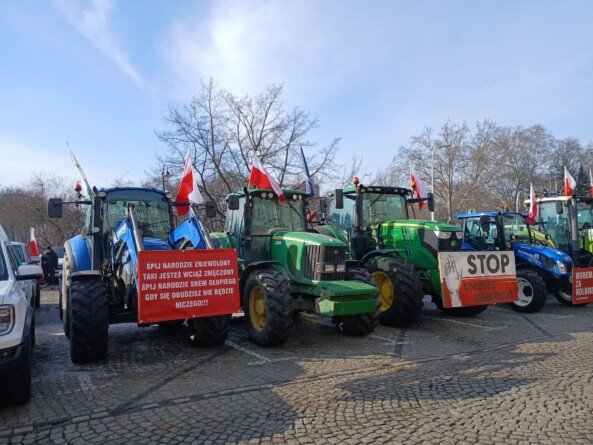 Protest rolników we Wrocławiu 20 lutego 2026