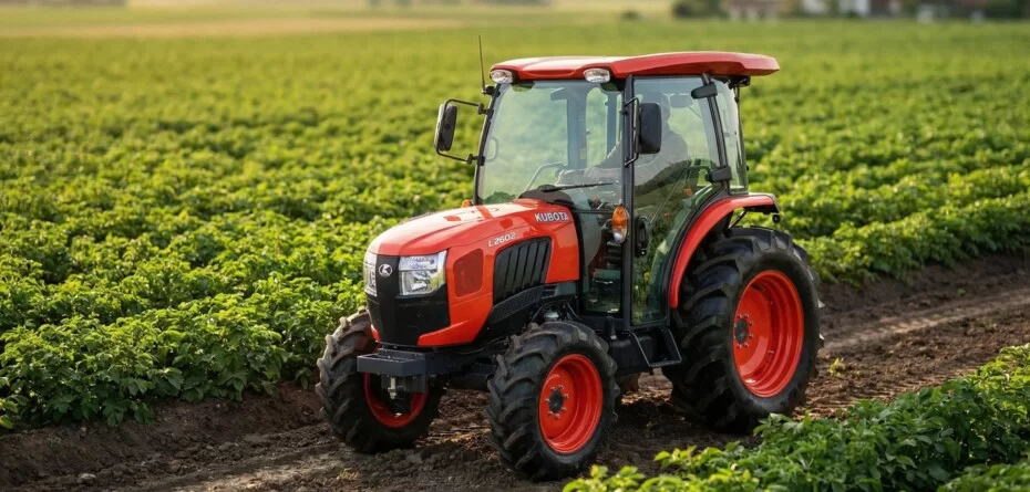 Ciągnik Kubota L2 w&nbsp;gospodarstwie warzywniczym – wydajność hydrauliki i&nbsp;precyzja pracy w&nbsp;intensywnym sezonie