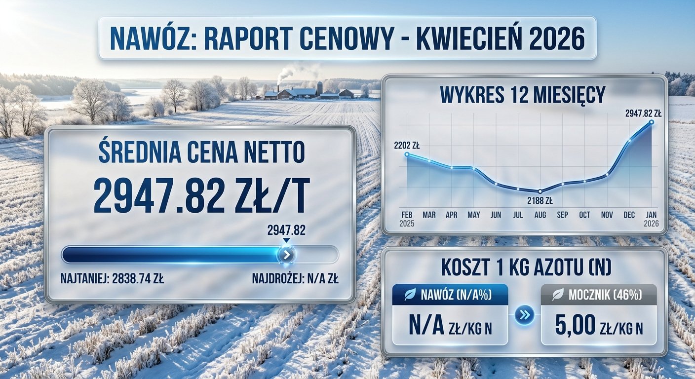 Cena mocznika rośnie. Sprawdź najnowsze stawki w województwach