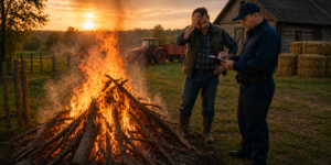 Rozpalenie ogniska na działce? Tak, ale rolnik musi uważać