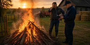Rozpalenie ogniska na działce? Tak, ale rolnik musi uważać