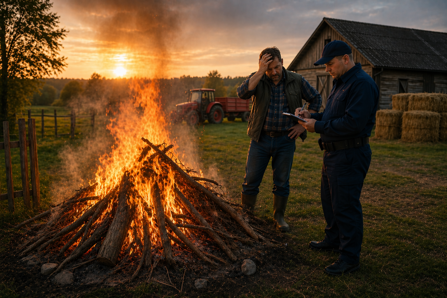 Rozpalenie ogniska na działce? Tak, ale rolnik musi uważać